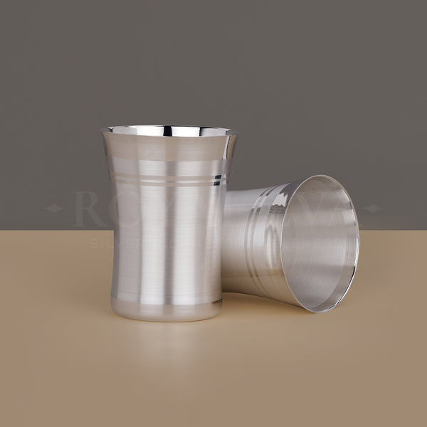 Pure Silver Glass/Tumbler (97 Purity, 80 - 125 Grams)