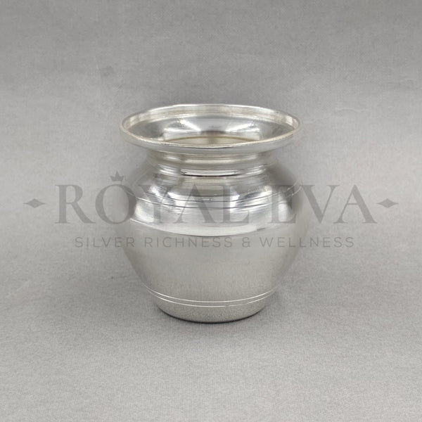 Pure Silver Plain Kalash/Lota BIS HALLMARKED (97 Purity)