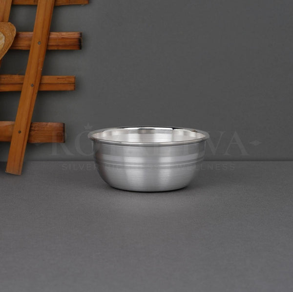 Pure Silver Bowl/Vatti with 97 Purity (97 Purity, 10 - 100 Grams)