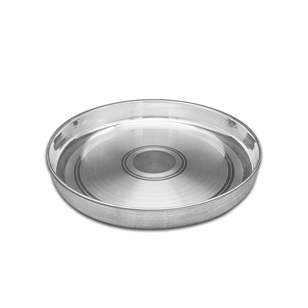 Plain Silver Thali/Dinner Plate With 97 Purity