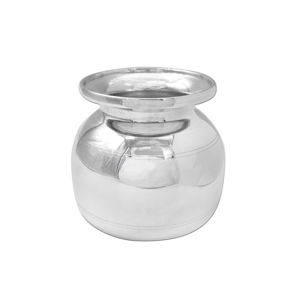 Pure Silver Plain Kalash/Lota for Pooja/Puja (97 Purity)