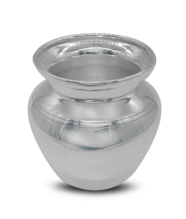 Pure Silver Plain Kalash/Lota for Pooja/Puja (97 Purity)